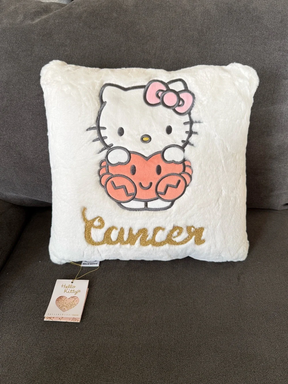 Pottery Barn Hello Kitty Astrology Pillow Cancer